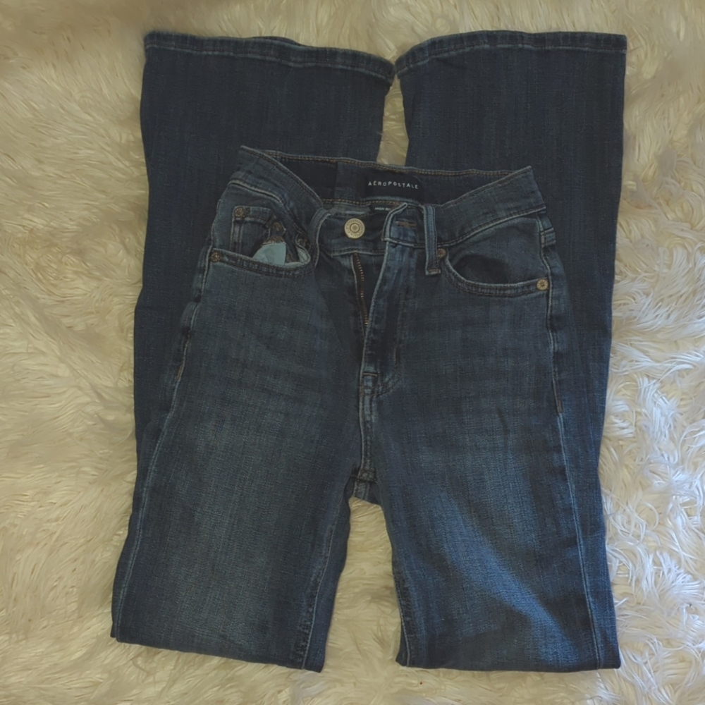 Aero high rise flair jeans